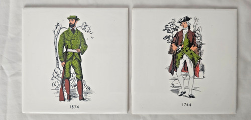 Charming pair figurative - a,
